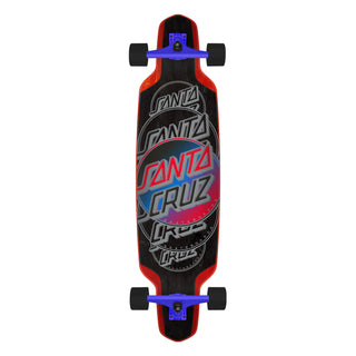 Santa Cruz Longboard Contra Eclipse Drop Down Black 9.5" x 37.52"