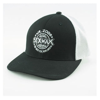 Sex Wax Hat Mesh Trucker Black/White SM-MD (6 7/8" - 7 1/4")