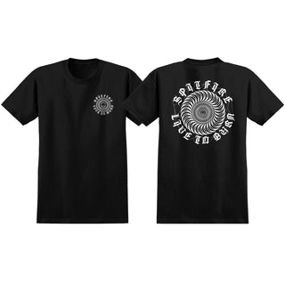 Spitfire Wheels Shirt Web Classic Black