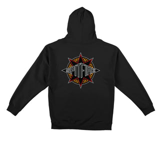 Spitfire Wheels Hoody Sure Shot Zip Black