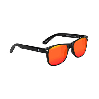 Glassy Eyewear Sunglasses Leonard Polarized Black/Red Mirror