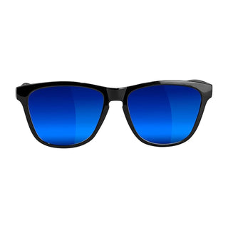 Glassy Eyewear Sunglasses Deric Polarized Black/Blue Mirror