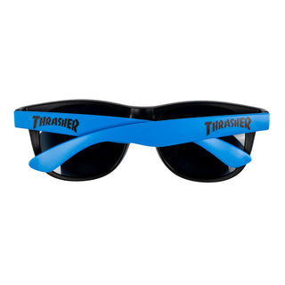 Thrasher Sunglasses Logo Neon Blue