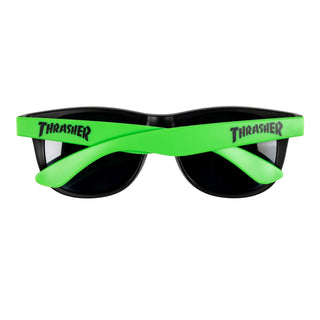 Thrasher Sunglasses Logo Neon Green