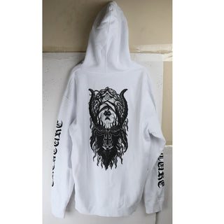 Blemished Creature Hoody Phantasm Beast Pullover White - Size M