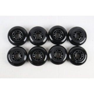 Blemished Inline Skate Wheels 72mm Black - 8-Pack