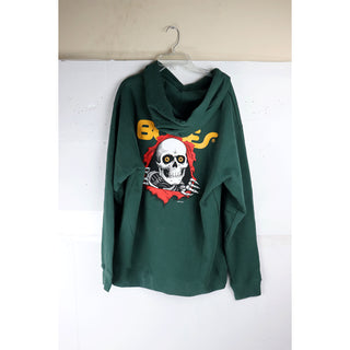 Blemished Powell Peralta Skateboard Hoody Ripper Forest Green - Size M