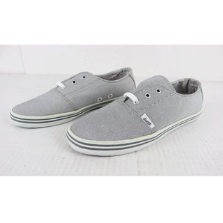 Blemished DVS Womens Casual Shoes Benny Gray/Pinstripe/Canvas Size 5