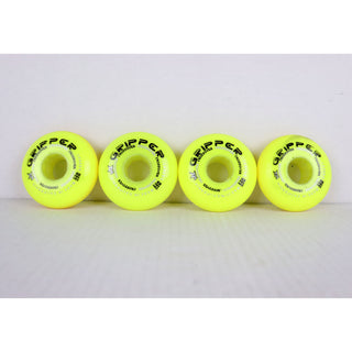 Blemished Labeda Roller Hockey Wheels - Gripper Crossover 68mm 74A Yellow (4-Pack)