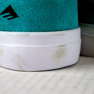Blemished Emerica Kids Skateboard Shoes Wino G6 Slip-On Youth Aqua Youth Size 2