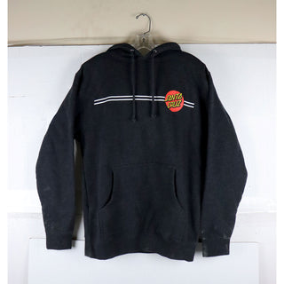 LIGHTLY USED Santa Cruz Skateboard Pullover Hoody Classic Dot Black Size S