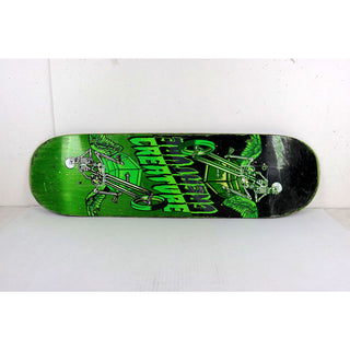 Blem Creature Skateboard Deck Fiend Twin Black 8.6" x 32.1" Used (Thrashed)