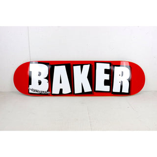 Blem Baker Skateboard Deck Logo Red/White 8.125" x 31.5" Cosmetic
