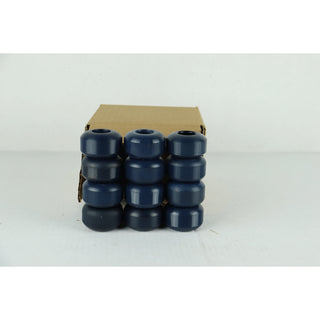 Blemished Box of 50mm Blank Blue Skateboard Wheels - 12 Wheels in Box