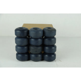 Blemished Box of 56mm Blank Blue Skateboard Wheels - 12 Wheels in Box