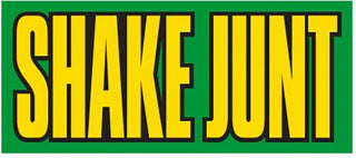 SHAKE JUNT Sticker Mainline 3.5" x 6" Green Yellow