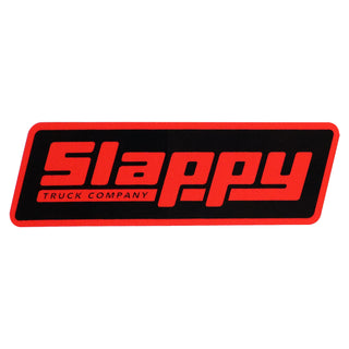Slappy Skateboard Trucks Sticker OG Logo Black/Red 1.5" x 4.25"