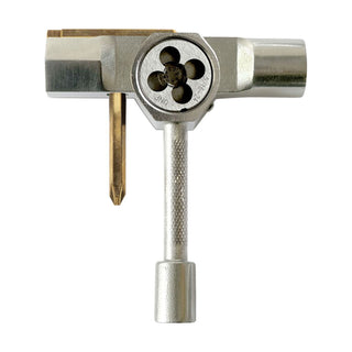 Slappy Skateboard ST1 Tool with Rethreader Silver