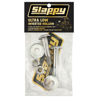 Slappy Trucks Hardware Ultra Low Inverted Hollow Kingpins White Gold