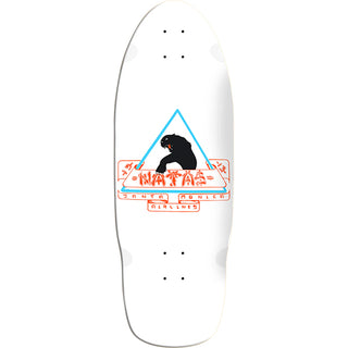 SMA Skateboard Deck Natas Kaupus Black Panther 1st Edition Reissue White 10" x 29"
