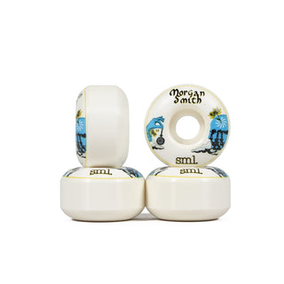Sml Skateboard Wheels 52mm Morgan Smith Lucidity OG Wide 99A White