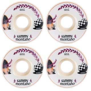 Sml Skateboard Wheels 53mm Sammy Montano Lucidity OG Wide 99A with Andale Bearings