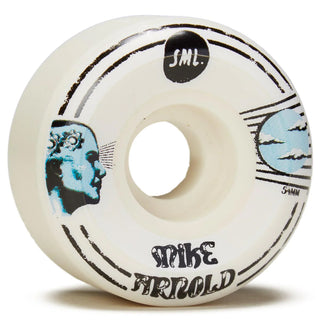 Sml Skateboard Wheels 54mm Mike Arnold Lucidity V-Cut 99A White