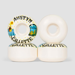 Sml Skateboard Wheels 52mm Austyn Gillette Still Life OG Wide 99A White