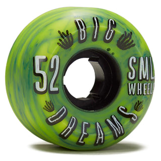 Sml Skateboard Wheels 52mm Succulent Cruiser 92A Green Swirl