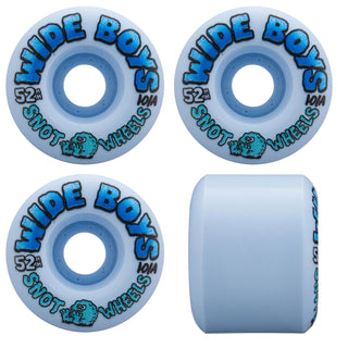Snot Wheel Co. Skateboard Wheels 52mm Wide Boys 101A Ice Blue