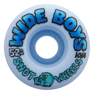 Snot Wheel Co. Skateboard Wheels 52mm Wide Boys 101A Ice Blue