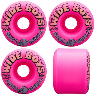 Snot Wheel Co. Skateboard Wheels 52mm Wide Boys 101A Pink