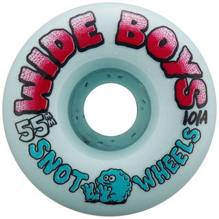 Snot Wheel Co. Skateboard Wheels 55mm Wide Boys 101A Teal