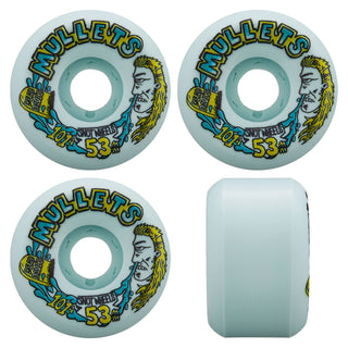 Snot Wheel Co. Skateboard Wheels 53mm Dead Dave Mullets 101A Teal