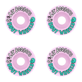 Snot Wheel Co. Skateboard Wheels 45mm Lil Boogers 99A Pink