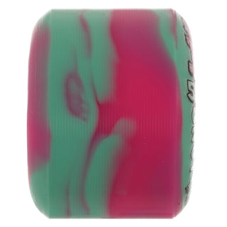 Snot Wheel Co. Skateboard Wheels 55mm Wide Boys 97A Ice/Pink Swirl