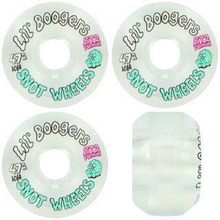 Snot Skateboard Wheels 47mm Lil Boogers Conical 101A Clear