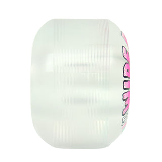 Snot Skateboard Wheels 53mm Wide Boys 99A Clear/Pink