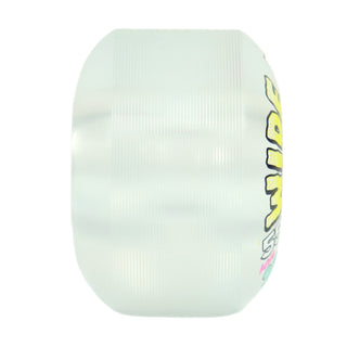 Snot Skateboard Wheels 55mm Wide Boys 101A Clear/Yellow