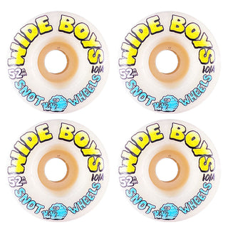 Snot Wheel Co. Skateboard Wheels 52mm Wide Boys 101A Glow in the Dark