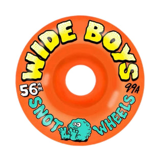 Snot Wheel Co. Skateboard Wheels 56mm Wide Boys 99A Orange