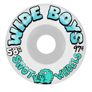 Snot Wheel Co. Skateboard Wheels 58mm Wide Boys 97A Glow in the Dark