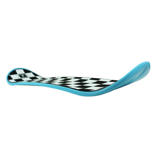 Krown Snowskate 9" x 32" Checker Blue Color Studded Grip Combo