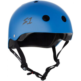 S-One Skateboard Helmet Lifer Cyan Matte Size XL + 2 Sizing Liners