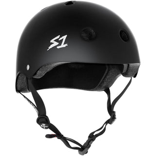 S-One Skateboard Helmet Mega Lifer Black Matte + 2 Sizing Liners