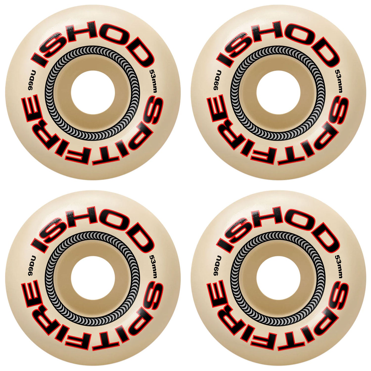 Spitfire Formula Four 53mm 99a OG Classic Skateboard Wheels