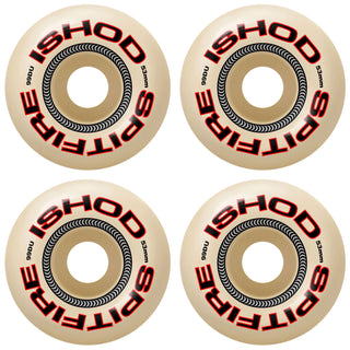 Spitfire Skateboard Wheels 53mm F4 99A Ishod Lock-In Classic Natural