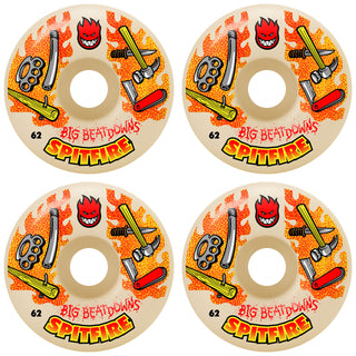 Spitfire Skateboard Wheels 62mm F4 99A Big Beatdowns Classics Natural