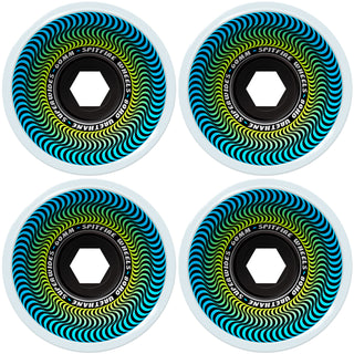 Spitfire Skateboard Wheels 60mm 80HD Superwides Ice Grey Soft Cruiser Formula