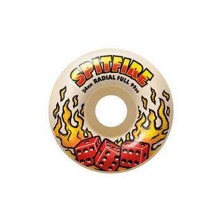 Spitfire Skateboard Wheels 54mm F4 99A Hot Hand Radial Full Natural